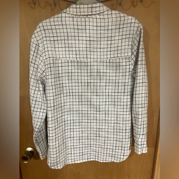 #1- ABERCROMBIE AND FITCH-oversized cotton blend shaket - Picture 3 of 4